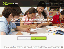 Tablet Screenshot of improveclass.com